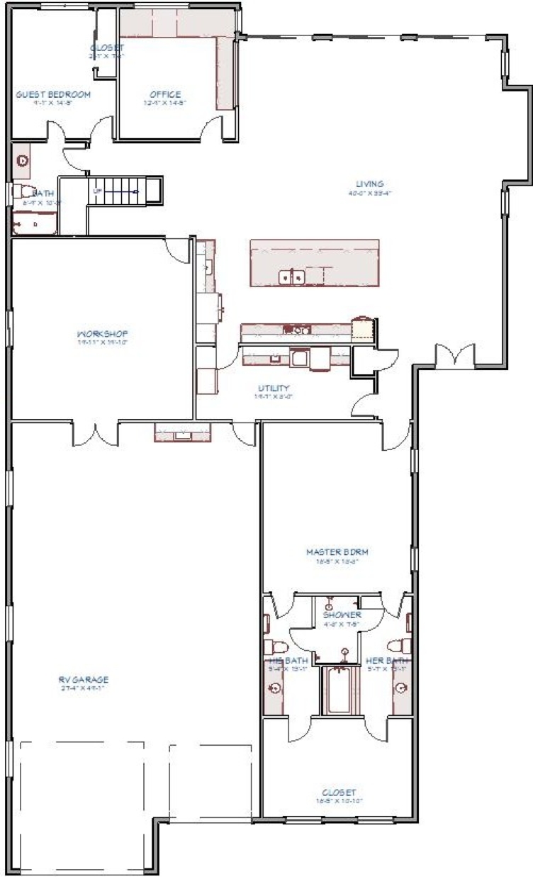 First floor layout
