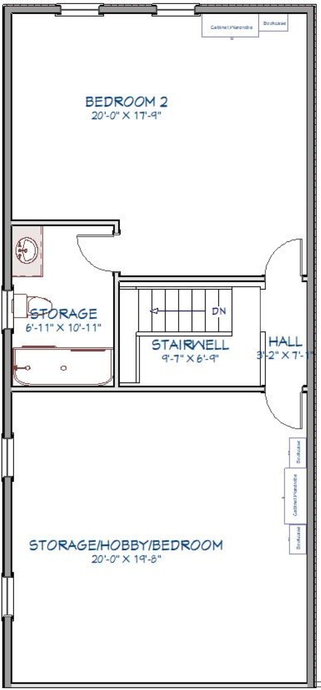 Second floor layout